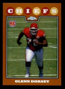 2008 Topps Chrome Copper Refractor #TC228 Glenn Dorsey Rookie #/425 - Picture 1 of 2