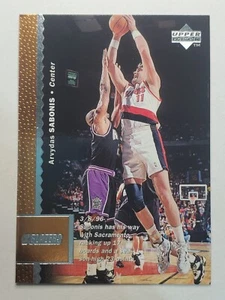 1996-97 Upper Deck #101 Arvydas Sabonis ~ Portland Trail Blazers - Picture 1 of 2