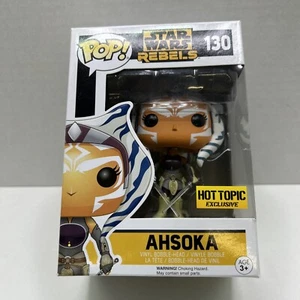FUNKO POP! STAR WARS #130 AHSOKA TANO REBELS HOT TOPIC EXCLUSIVE *GEWÖLBT* - Bild 1 von 4