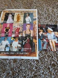 Prinzessin Diana Gedenkmarken - gestempelt Lot von 2 - Bild 1 von 4