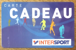 CARTE CADEAU INTERSPORT GÉNÉRIQUE GIFT CARD TÉLÉCARTE PHONECARD SCHEDA TARJETA - Picture 1 of 2