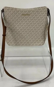 Michael Kors Jet Set Large Messenger Bag Vanilla - Picture 1 of 9