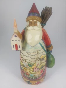 Jim Shore Christmas Santa Church Musical Plays Oh Come All Ye Faithful  4006322 - Picture 1 of 23