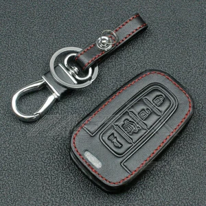 4 Button Leather Key Cover Case for KIA Sorento Optima Sportag Series - Picture 1 of 4