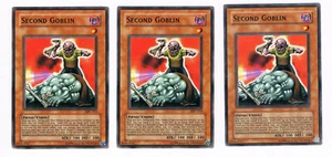¡YUGIOH! SEGUNDA TARJETA GOBLIN - MFC-013 (X3) - P&P GRATIS - Imagen 1 de 1