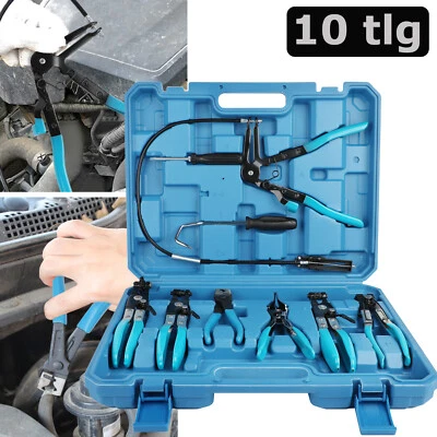 Schlauchklemmenzangen Set Schlauchschellenzange Schlauchschelle Zange Werkzeug - Bild 1 von 4