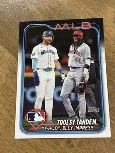 Julio Rodriguez & Elly De La Cruz 2024 Topps Actualización Veteranos Combos - Imagen 1 de 2
