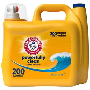 Powerfully Clean Liquid Laundry Detergent Soap, Clean Burst, 200 fl oz - Picture 1 of 14