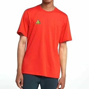 Nike ACG "We Out There" Tee Orange T-Shirt AQ3951-634 Size M - Picture 1 of 2