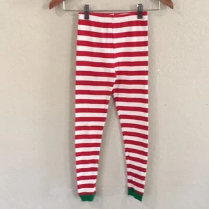 Little Pajamas Boys Sz 10 Striped 100% Cotton Pajama Pants Red Green - Picture 1 of 10