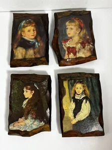 TARGA ARTE PARETE LEGNO VINTAGE Miniature 5x3,5 Lotto 4, Cottage Core Galleria Parete - Foto 1 di 8
