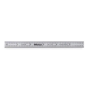 MITUTOYO 182-205 Steel Rule,Flexible,6In,32/64ths/0.5/1mm 6C297 - Picture 1 of 1
