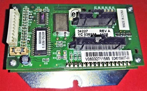 UNIDAD DE EXHIBICIÓN ZEBRA TECHNOLOGIES 34227 REV A 35-9182-20-00 MARCO PLATEADO - Imagen 1 de 3