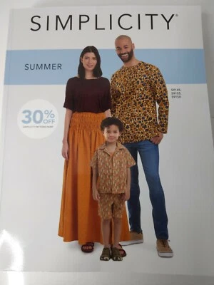 Simplicity Catalog Summer 2020, Fashion Inspiration Journals Mixed Media Crafts - Image 1 of 4