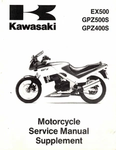 OEM Genuine Kawasaki Dealer/Owner's Service/Repair Manual EX500 Ninja 1987-1993 - Bild 1 von 2