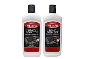2 X WEIMAN GLASS, INDUCTION & CERAMIC COOK TOP HEAVY DUTY CLEANER & POLISH 283 g - Picture 1 of 7
