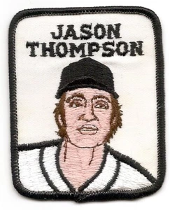 JASON THOMPSON 1979 Vintage Penn Emblem Baseball Patch Pirates-Tigers-Angels - Picture 1 of 1