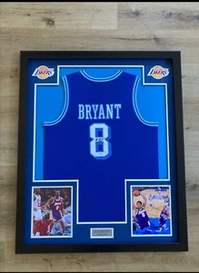 kobe bryant signed framed jersey #8 - Picture 1 of 14
