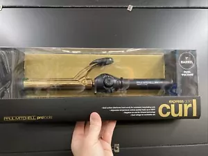 Paul Mitchell Pro Tools Express Gold Curling Iron 1” Barrel Dual Voltage - Picture 1 of 3