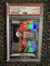 TYREEK HILL 2016 PANINI PRIZM CAMO RC #296 22/25 GEM PSA 10 CHIEFS DOLPHINS