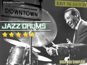 Downtown JAZZ Drum Hits - Akai MPC 1000, 4000, 2500, 2000XL + - CD