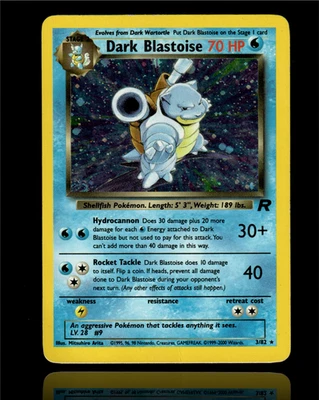 ▸ Dark Blastoise | Team Rocket | Holo Rare | 3/82 | HP-DMG - Image 1 of 2