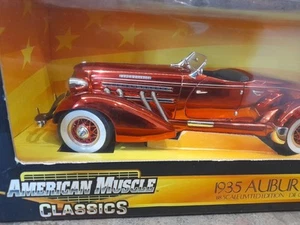 Ertl American Muscle Classics 1:18 Scale 1935 Auburn 851 Boattail Speedster  - Picture 1 of 15