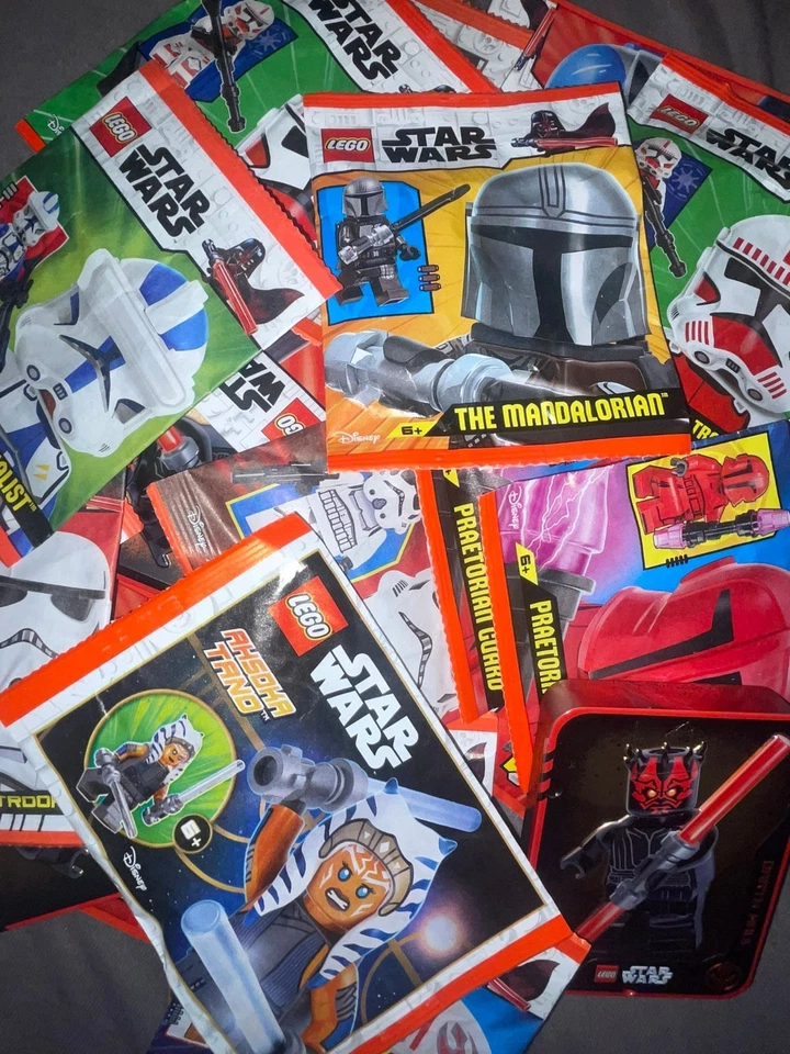 Lego Star Wars Minifiguren Polybags Ahsoka, Darth Maul, Mandalorian usw. NEU - Bild 1 von 1