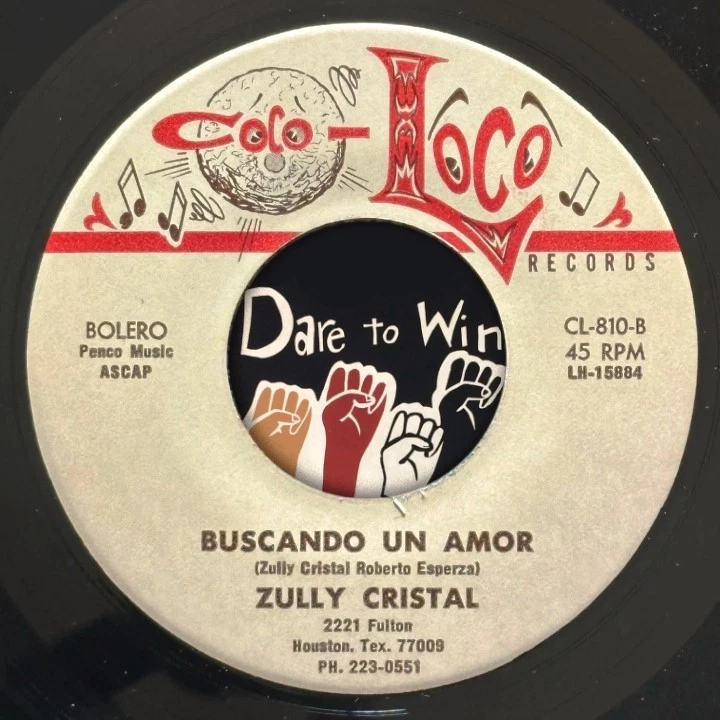 ZULLY CRISTAL Perdoname Buscando Amor 7” Latin Psych Soul Jazz Funk Colo-Loco NM - Image 1 of 4
