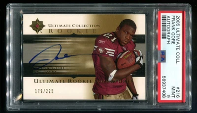2005 Ultimate Collection Frank Gore RC AUTO 179/225 PSA 9 MINT - Image 1 of 2