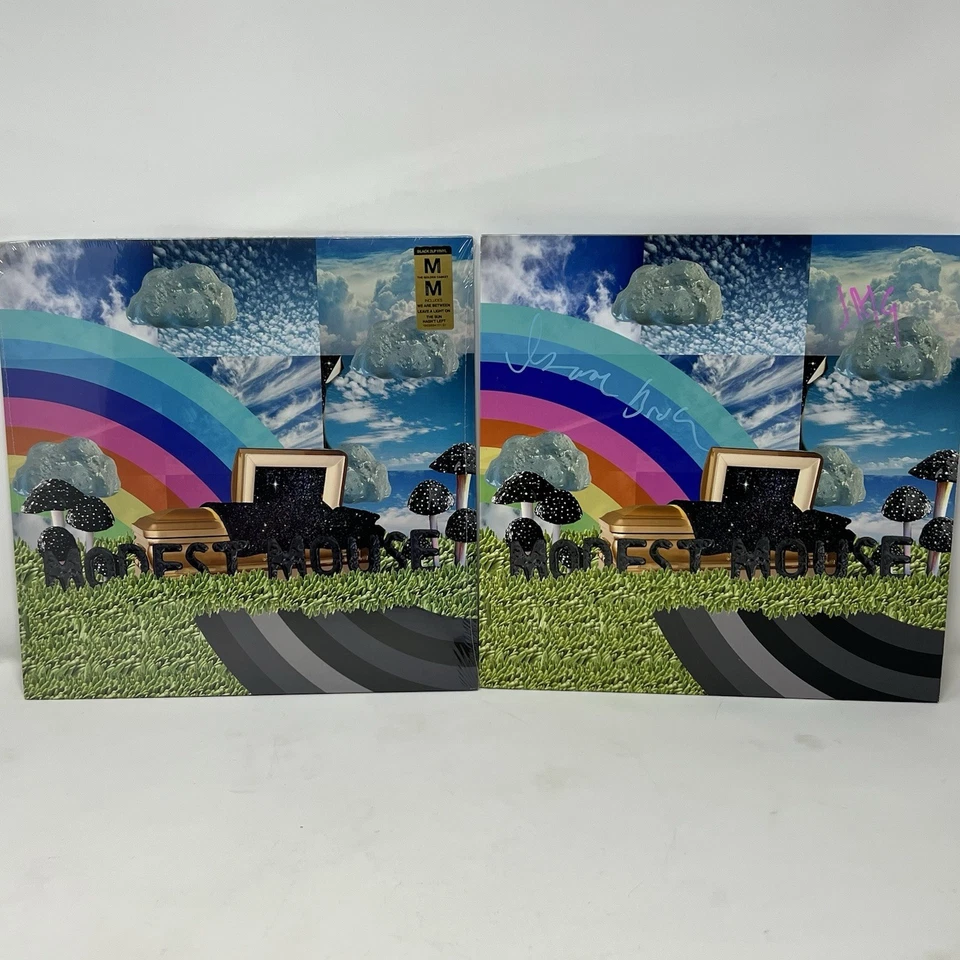 NEW Modest Mouse SIGNED Golden Casket Vinyl Jeremiah Green Isaac Brock Good News - Image 1 of 4