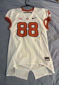 Camiseta deportiva blanca usada para juegos Clemson Tigers #88 2018-22 placa de identificación eliminada talla 44 grande - Imagen 1 de 5