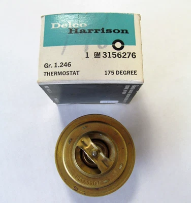 1953-1966 Buick Skylark GS Lesabre NOS GM Delco Thermostat # 3156276 175 Degree - Изображение 1 из 4