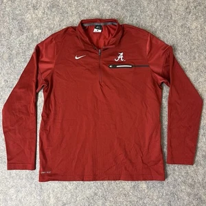 Grand pull rouge homme Nike Dri Fit Alabama Crimson Tide Quarter Zip  - Photo 1 sur 7