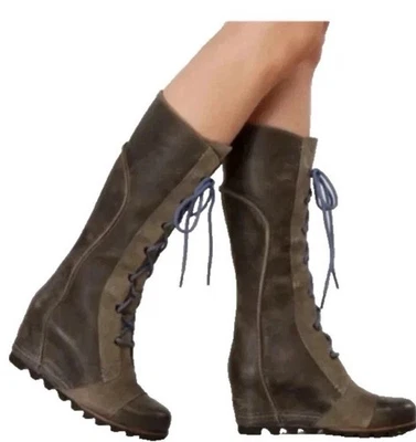 Sorel Cate the Great Wedge Women's Lace-Up Boots, Size 7.5 - Image 1 of 4