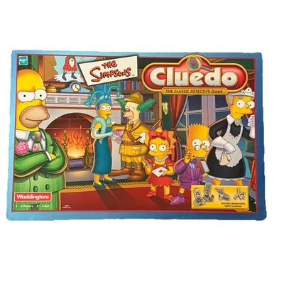 Cluedo The Simpsons Edition Board Game - Waddingtons  2001 - Image 1 of 3