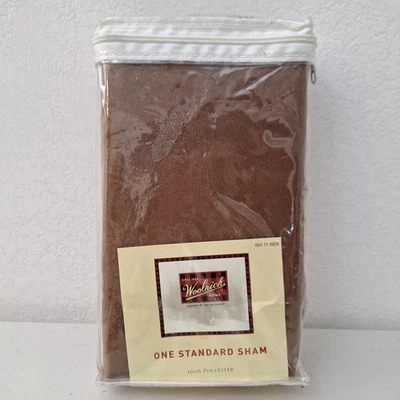 Vintage Target Brand Woolrich Pillow Sham Brown Standard 20 in x 26 in NEW  - Image 1 of 4