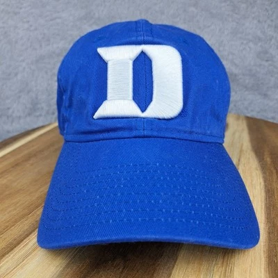 Duke Blue Devils Hat Cap Strap Back Big D Logo NCAA Basketball New Era Mens - Image 1 of 4