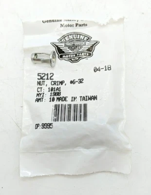 TUERCA CRIMPADORA HARLEY DAVIDSON NUEVA OEM 5212 CANTIDAD 5 Foto 1 de 4