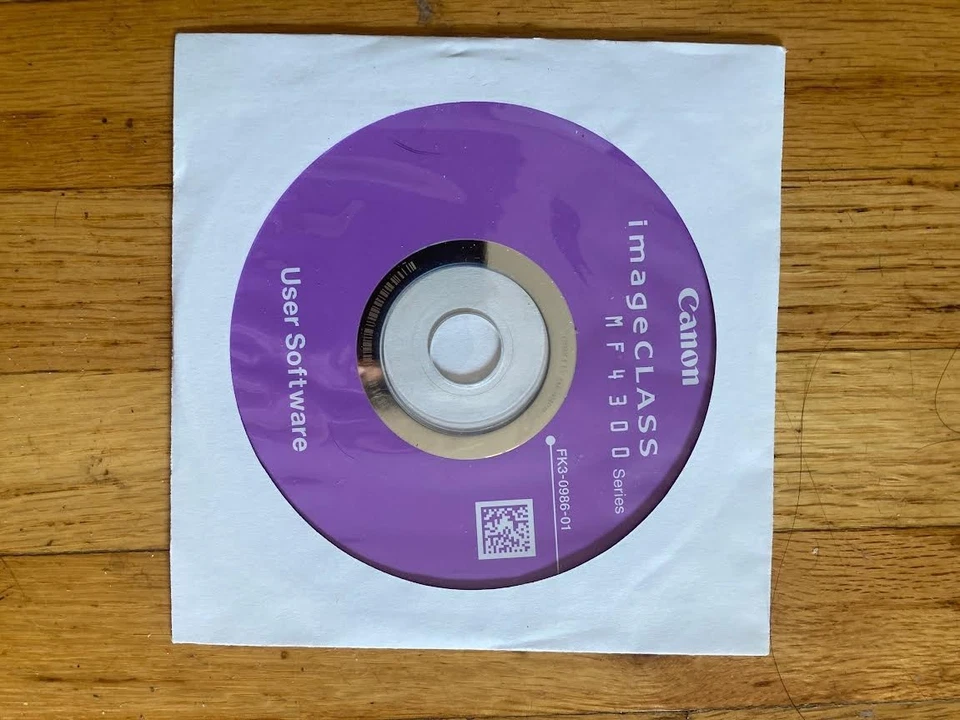 Canon ImageClass MF4300 Setup Installation CD ROM Software CD Driver Disk - Image 1 of 1