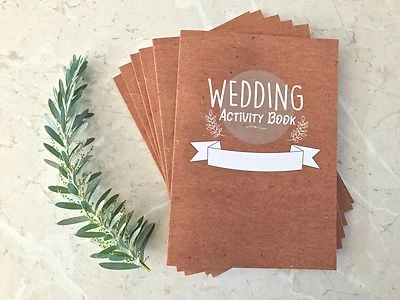 Children's Wedding favours. 6 Pack Wedding Colouring and Activity books  x6 — 第 1/4 张图片