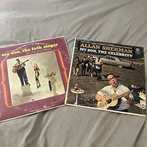2 Records Allan Sherman – My Son, The Folk Singer  The Celebrity 1962 Mono - Picture 1 of 1