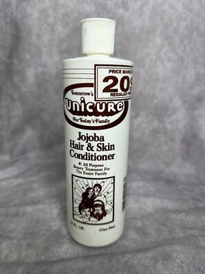 New Jojoba Hair And Skin Conditioner Unicare Vintage Made USA 70s 80s Prop - Image 1 of 3