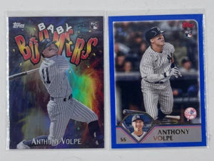 Pair Topps Anthony Volpe Rookie Cards Baby Boomers Blue Border 9888-16 286 - Picture 1 of 2