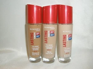 New Expired Rimmel Lasting Finish Full Coverage Foundation Choose Shade **Read** - Picture 1 of 4
