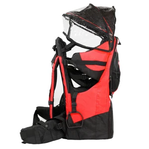 ClevrPlus Deluxe Mochila para Niños Exterior Portabebés Luz Exterior Senderismo, Rojo - Imagen 1 de 9