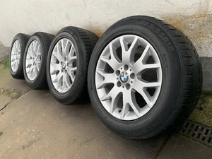 Original BMW X5 E70 F15 18 Zoll Kreuzspeiche 177 Winterräder Run Flat DOT14 5mm - Bild 1 von 10