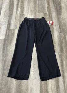 Women’s wide leg black shimmer special occasion pants JS Collections NEW - Picture 1 of 12