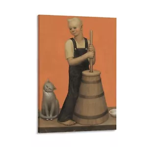 Grant Wood Canvas Poster Wall Art Decoration Home Decor Bedroom Decor - Picture 1 of 13