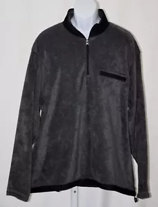 Old Navy Charcoal Gray Half Zip Pullover Fleece Sweatshirt 2XL XXL 56” Chest NWT - Picture 1 of 7